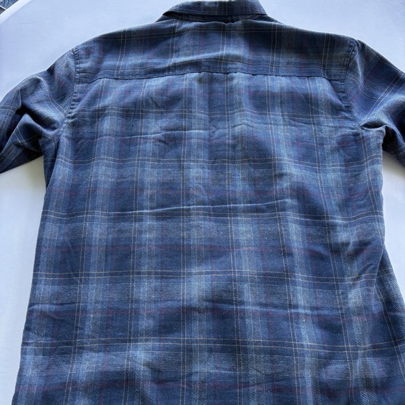 Stillwater Supply Co Sherpa Lined Flannel Shirt Jacket‎ XL Blue Plaid Snap Front - Picture 7 of 12